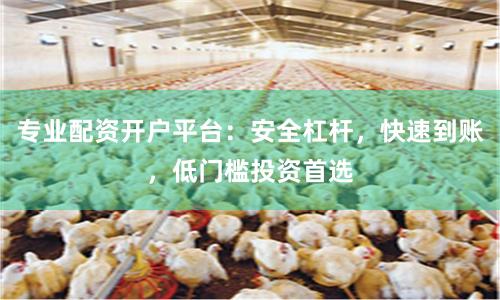 专业配资开户平台：安全杠杆，快速到账，低门槛投资首选